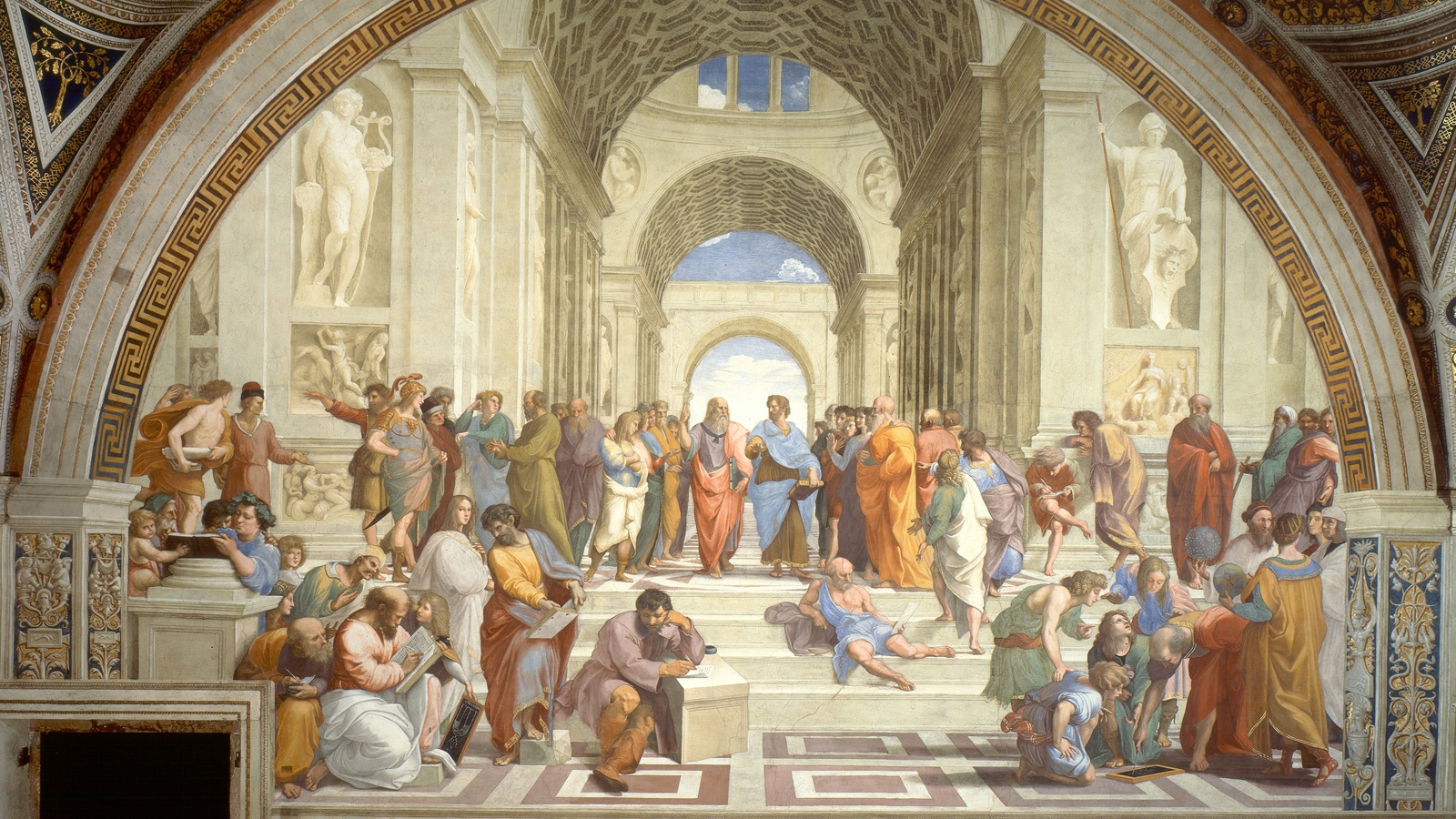The School of Athens  by Raffaello Sanzio da Urbino