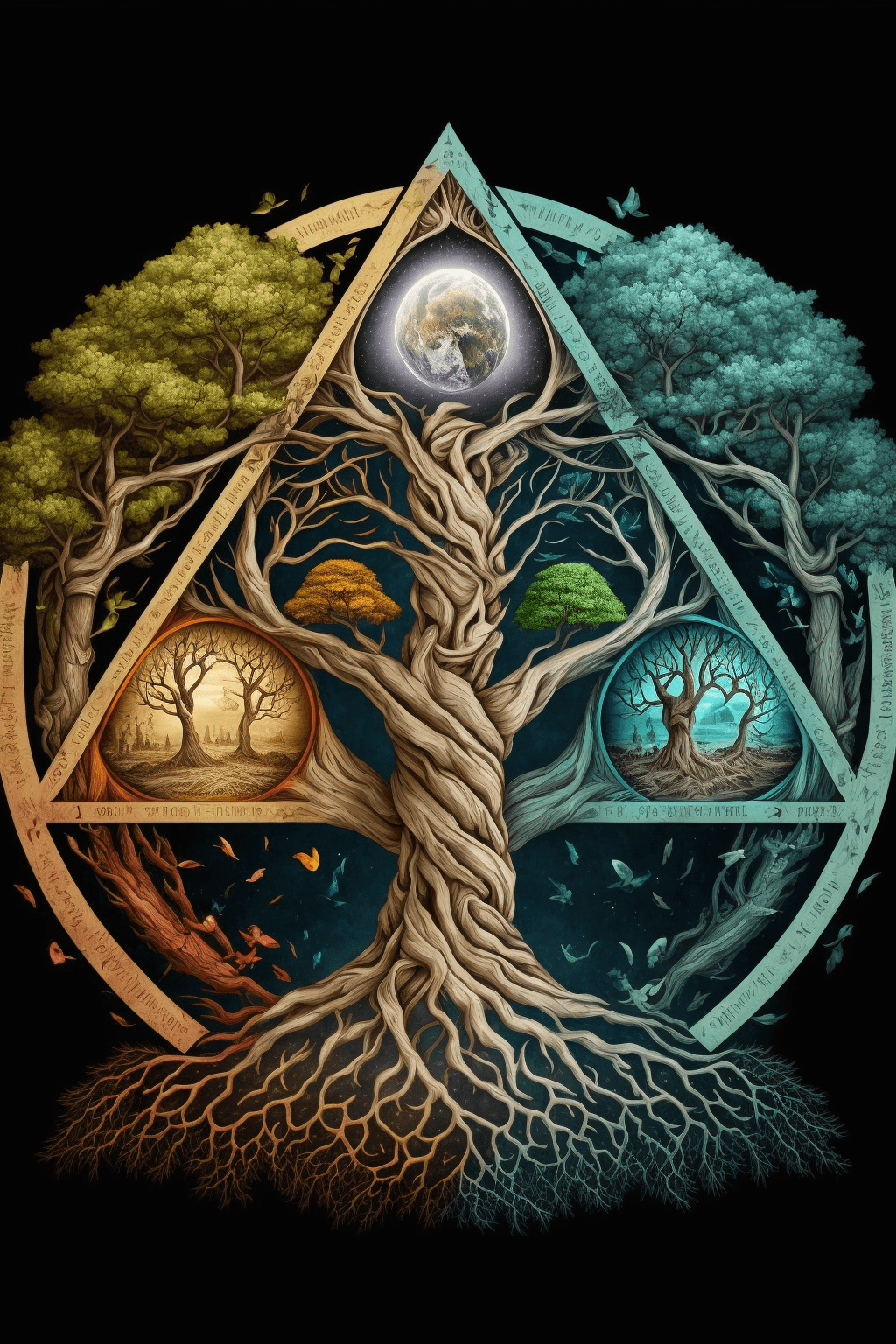 tree of three worlds