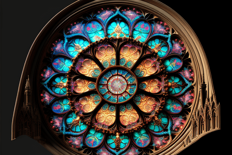 rosace window sacred geometry