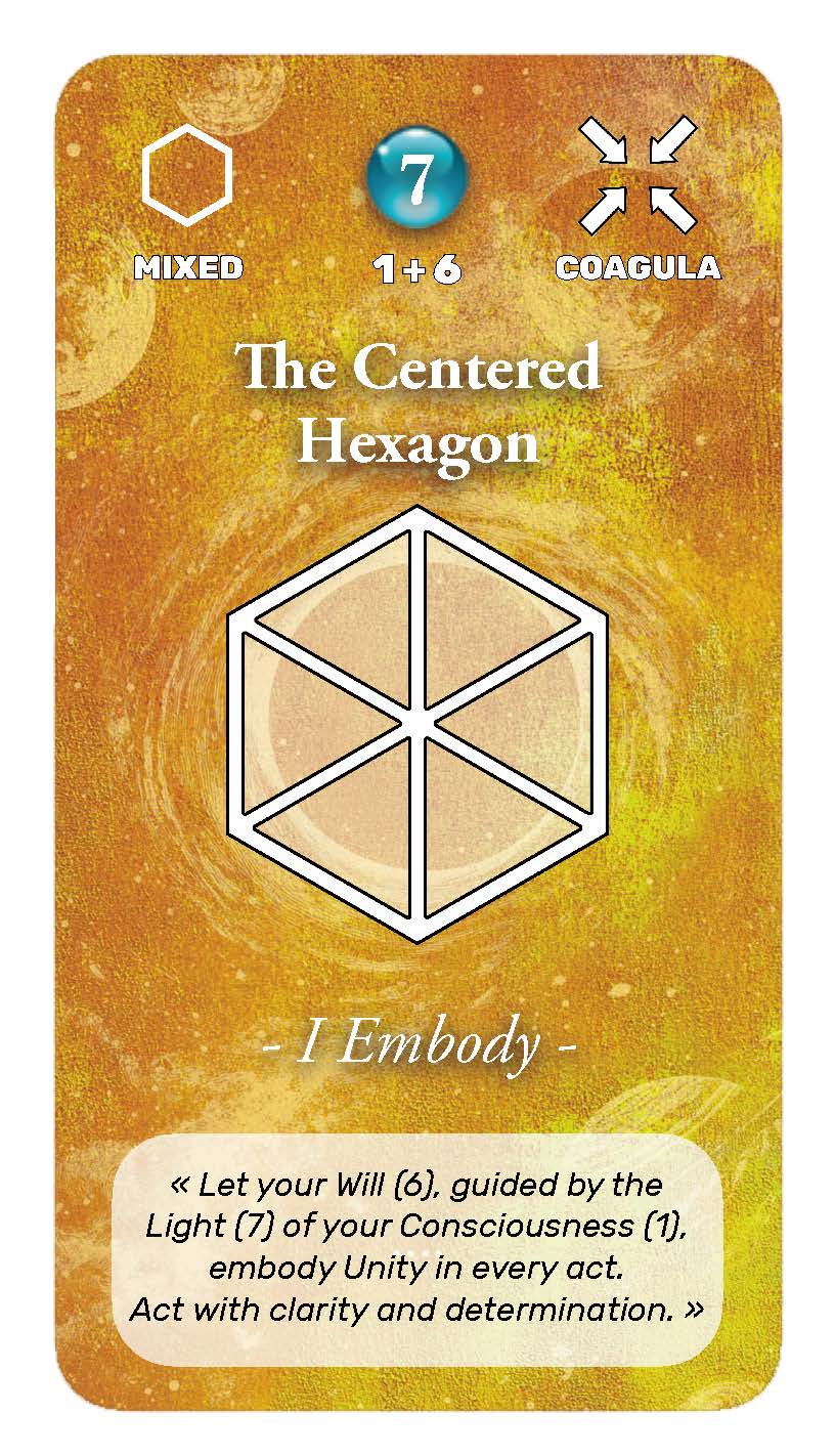 The centred Hexagon, symbol of 